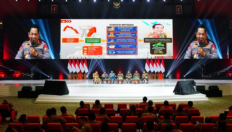 Rakornas Forkopimda, Kapolri Minta Jajaran Beri Pendampingan Penggunaan Anggaran hingga Kawal Inflasi 
