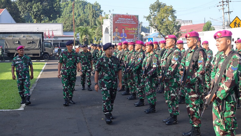 Jelang Kedatangan Presiden Jokowi, Begini Persiapan Lantamal VIII Manado 