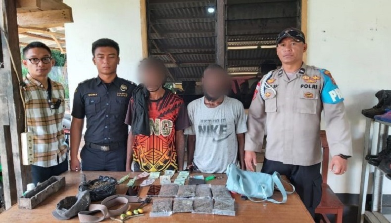 Bawa Ganja, 2 Pria Ditangkap di Perbatasan RI-Papua Nugini