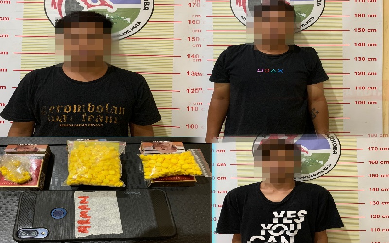 Edarkan Obat Terlarang Hexymer, 3 Pemuda Tasikmalaya Ditangkap Polisi di Indihiang