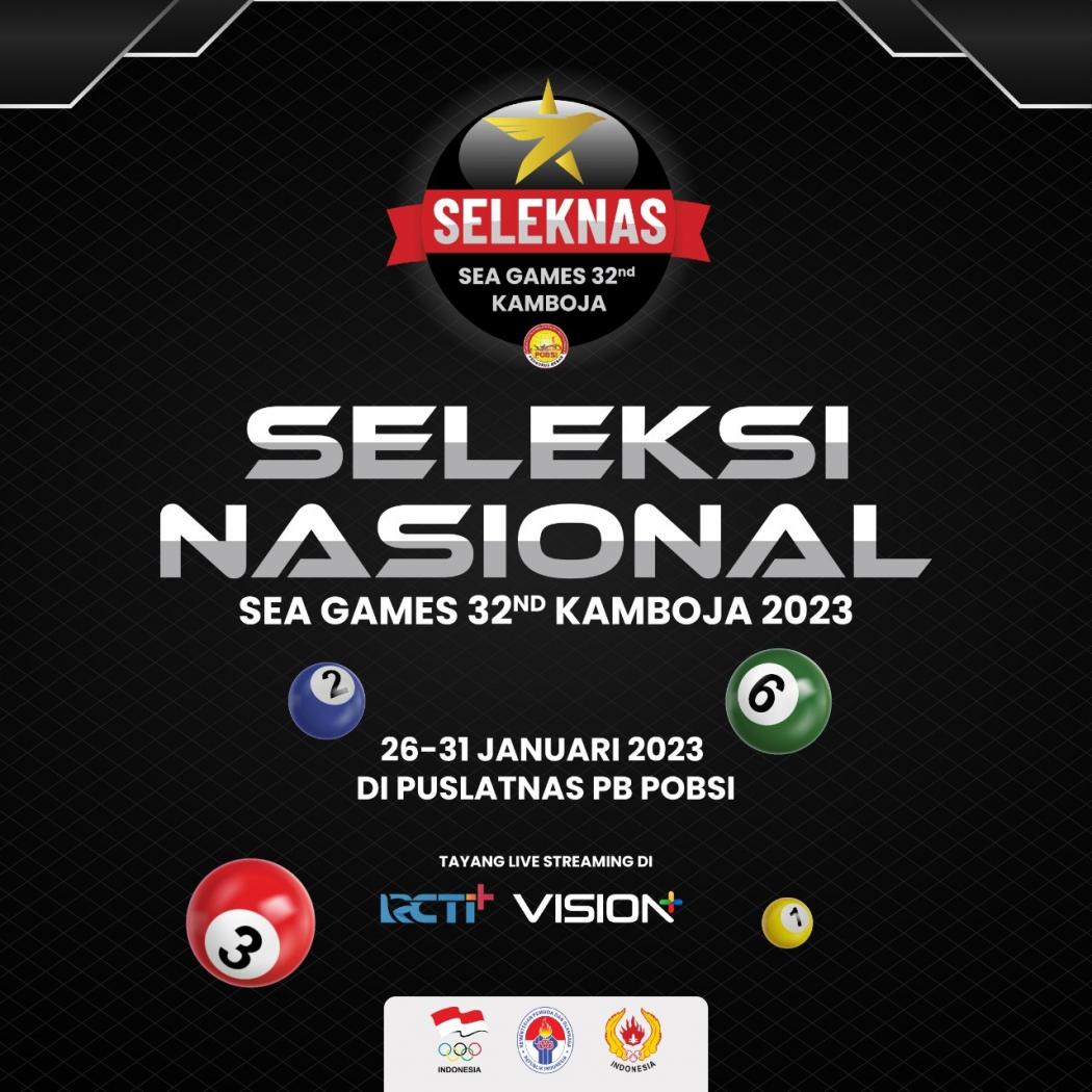 PB POBSI Gelar Seleknas SEA Games Kamboja 2023, 36 Atlet Bakal Saling Sikut