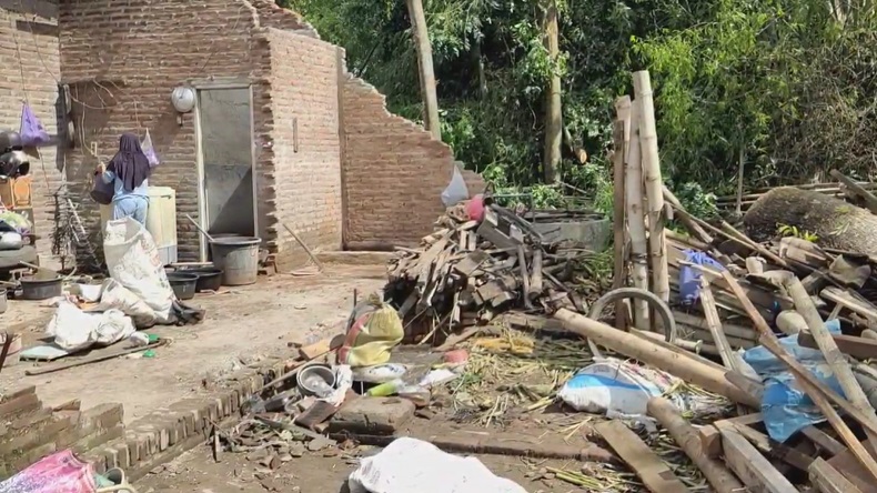 4 Rumah di Kediri Porak-poranda Diterjang Angin Kencang, 1 Warga Tewas