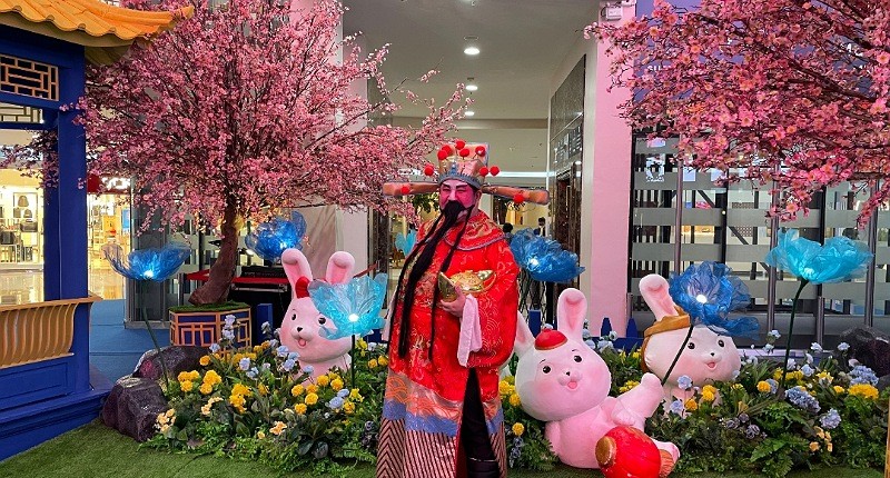 Kemeriahan Perayaan Imlek di Jakarta dengan Tema Blueming Lunar, Bernuansa Air dan Kelinci