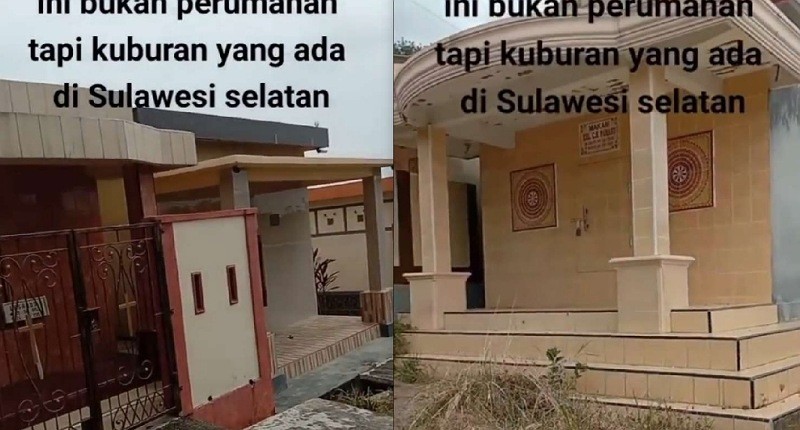Viral, Kuburan Elite seperti Perumahan Mewah di Sulawesi Selatan
