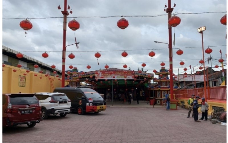 Kelenteng di Palembang Bersolek Sambut Imlek dan Cap Go Meh