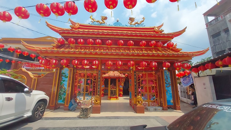 Cantiknya Kelenteng Hok Lay Kiong di Bekasi, Siap Sambut Imlek dengan Meriah