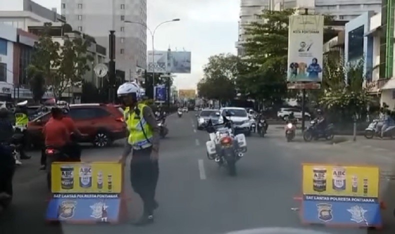 Pengalihan Arus Lalu Lintas di Pontianak Jelang Malam Imlek, Berlaku Pukul 17.00 WIB