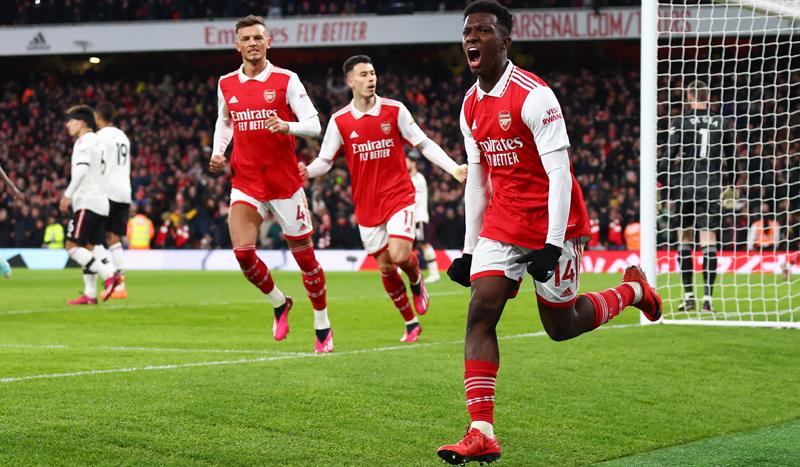Hasil Arsenal Vs Man United: The Gunners Menang Dramatis, Eddie Nketiah Pahlawan