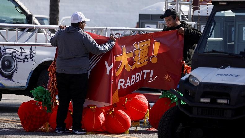 Perayaan Imlek Pertama Pascacovid di Los Angeles, Rencana Meriah Berakhir Duka