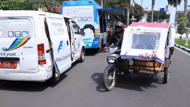 Jadi Tuan Rumah HPN 2023, Ratusan Becak Motor di Medan Ikut Berpartisipasi