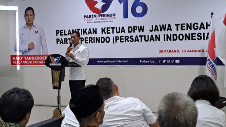 Resmi Jadi Ketua DPW Partai Perindo Jateng, Mayjen TNI (Purn) Wuryanto: Hati Saya Mantap Langsung Aksi