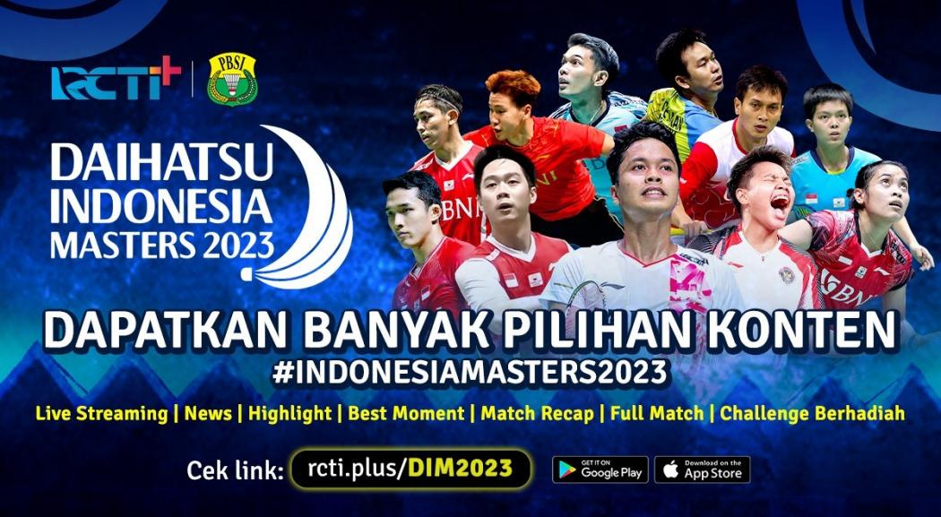 Indonesia Kirimkan 30 Atlet Berlaga di Daihatsu Indonesia Masters 2023