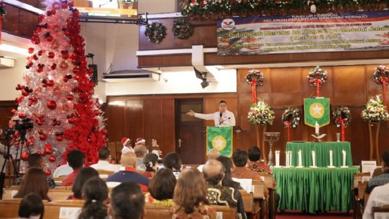 Hadiri Acara Natal bersama RPA dan Kartini Perindo, HT: Perjuangan Mereka Luar Biasa
