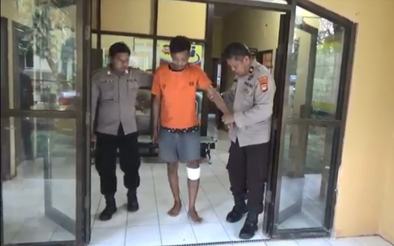 Curi Motor Orang Tua dan Tetangga, Residivis Ini Ditembak Polisi