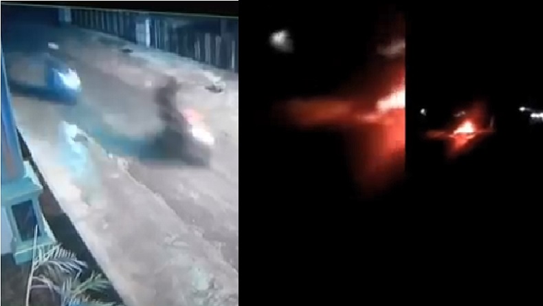 Geng Motor Rusuh, Bakar Sepeda Motor yang Melintas lalu Pukuli Warga