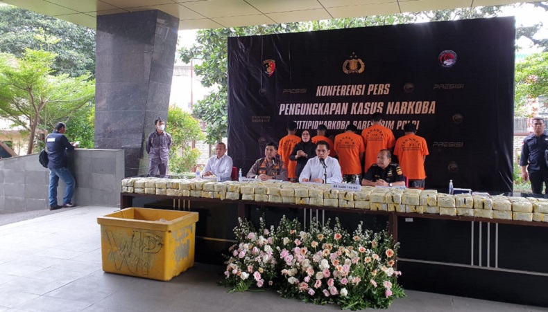 6 Pengedar Narkoba Jaringan Malaysia-Aceh Ditangkap, 1 Tersangka Ditembak 