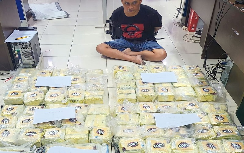 Penampakan 115 Kg Sabu yang Diamankan BNN Sumsel di Talang Betutu Palembang 