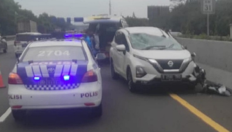 Mobil Kecelakaan di Tol Jagorawi, 2 Orang Terluka