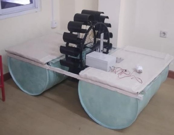 Mantul! Dosen Ini Buat Pembangkit Listrik dari Velg dan Drum Bekas