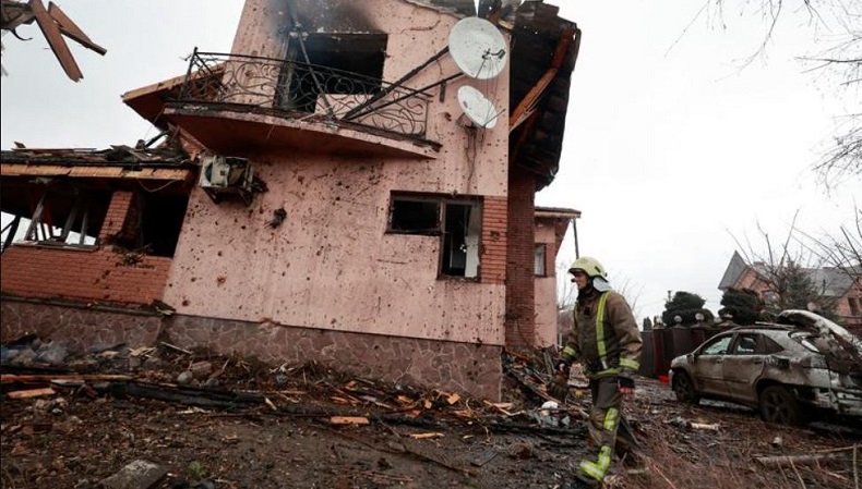 Rusia Bombardir Kiev, 1 Orang Tewas dan Infrastruktur Energi Rusak