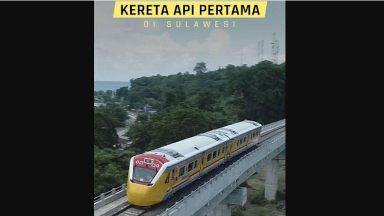 Jokowi : Naik Kereta Api di Sulawesi Sekarang Bukan Lagi Mimpi