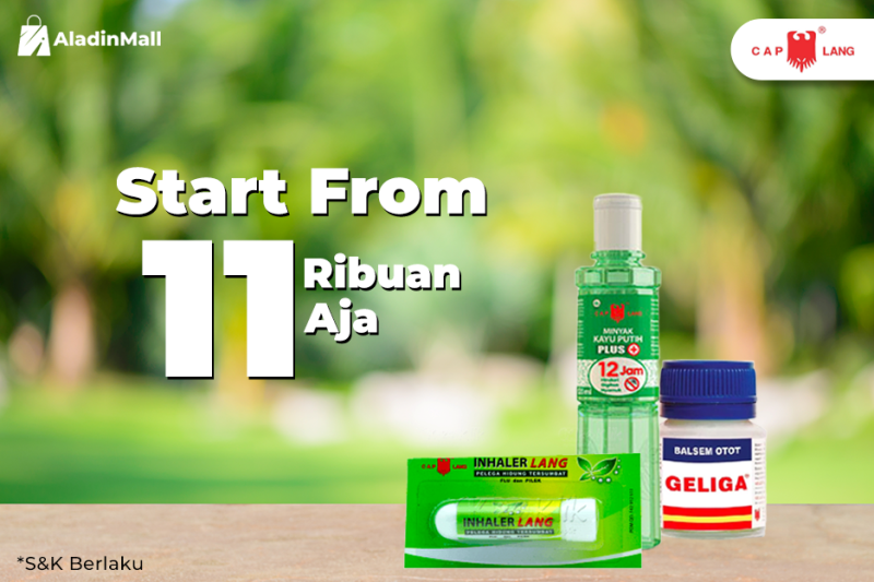 Cegah Sakit Lebih Baik dengan Cap Lang, Mulai dari Rp11 Ribu Aja + Gratis Ongkir di AladinMall!