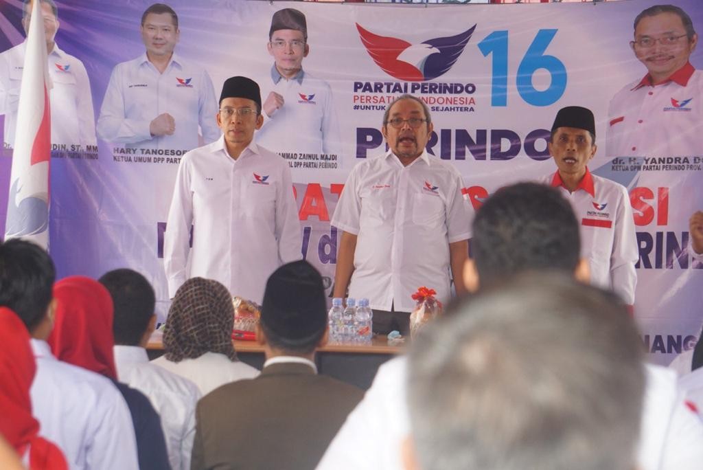 Konsolidasi DPW Perindo Banten, TGB Zainul Majdi: Mental Petarung Diwujudkan dengan Perkuat Silaturahim