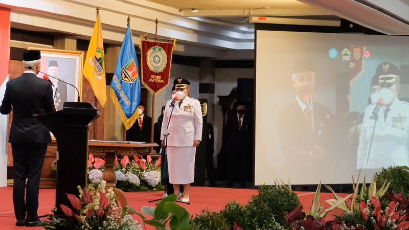  Resmi Dilantik, Hevearita Gunaryanti Rahayu jadi Perempuan Pertama Jabat Wali Kota Semarang