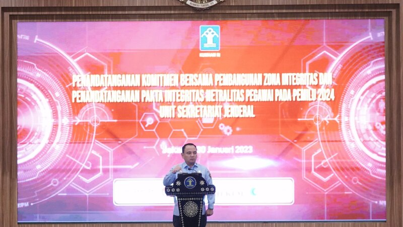 Hadapi Tahun Pemilu 2024, Pegawai Kemenkumham Ikrarkan Netralitas