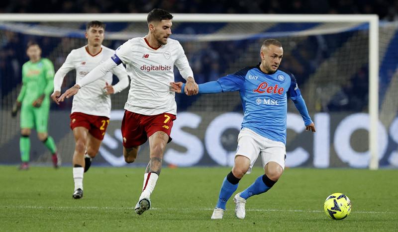 Hasil Napoli Vs AS Roma: Menang Tipis, Partenopei Nyaman di Puncak Klasemen