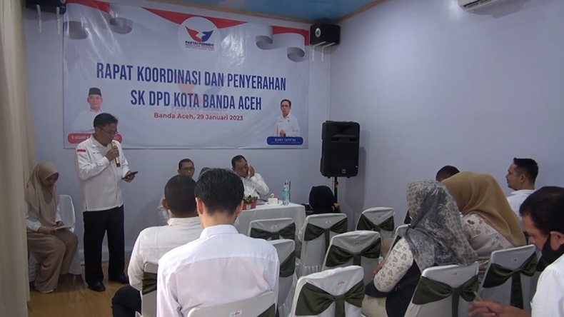 Partai Perindo Banda Aceh Mulai Gaet Kaum Milenial Jadi Kader