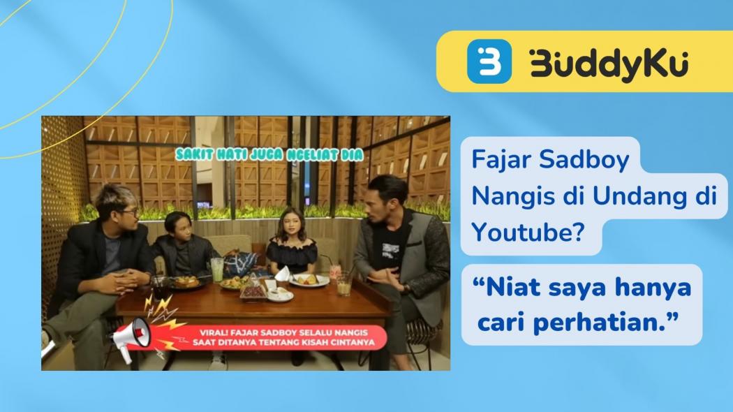 Fajar Sadboy Menangis saat Jadi Bintang Tamu di BuddyKu Official, Ada Apa?
