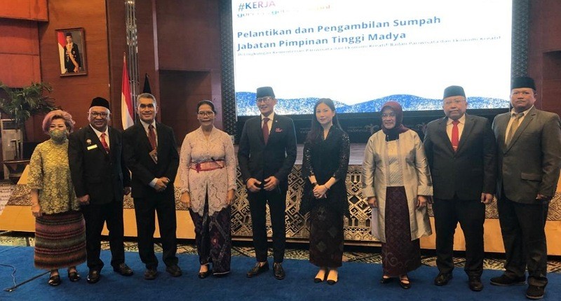 Sandiaga Uno Kenalkan Dream Team Kemenparekraf yang Siap Ciptakan Peluang Usaha dan Kerja 