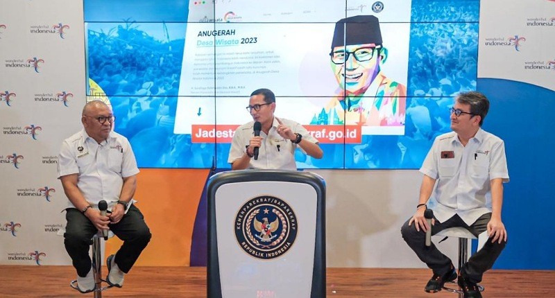 Masuk Tahun Ketiga, Sandiaga Uno Luncurkan ADWI 2023 Targetkan 4.000 Desa Wisata Mendaftar
