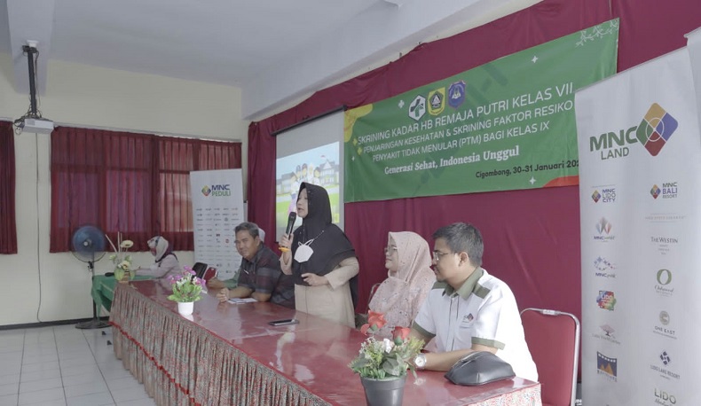 MNC Land-MNC Peduli Skrining Kadar HB, Siswi SMP Cigombong : Semoga Tahun Depan Ada Lagi