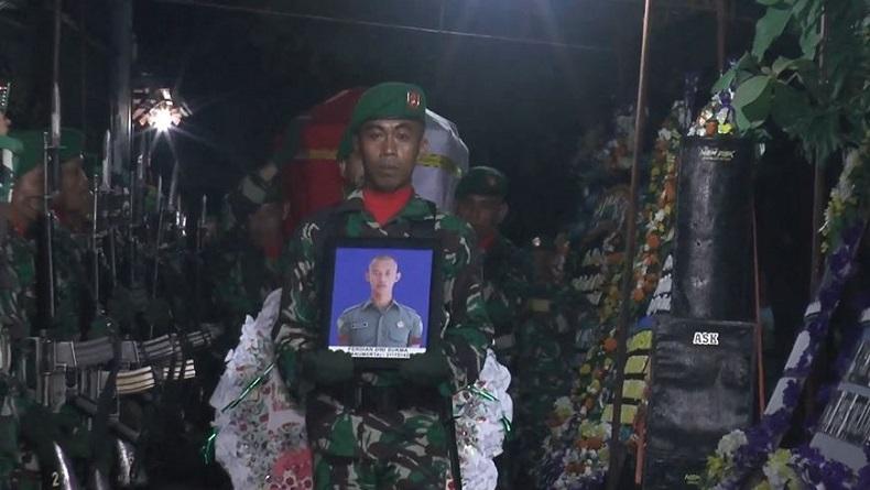 Jenazah Pratu Ferdian yang Gugur di Papua Tiba di Klaten