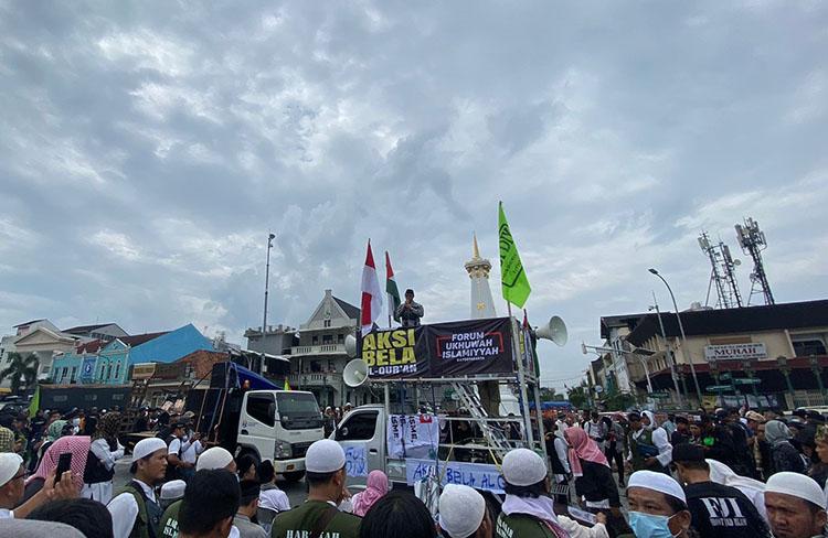 Ratusan Umat Islam di Jogja Turun ke Jalan Kecam Pembakaran Al Quran