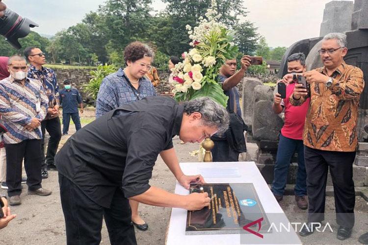 Purna Pugar Candi Perwara Deret I Nomor 5 di Kompleks Prambanan Diresmikan