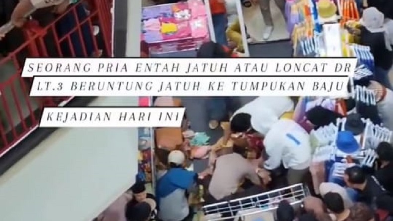 Remaja Jatuh dari Lantai 3 Mal di Bogor, Masih Hidup karena Kena Tumpukan Baju