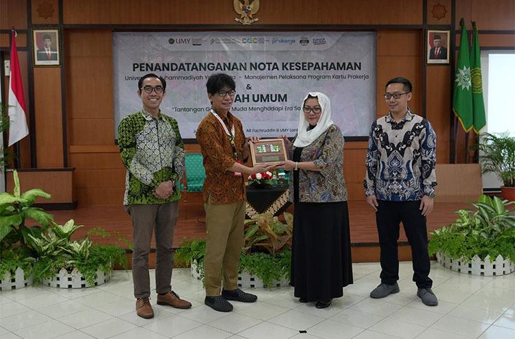 Manajemen Kartu Prakerja Gandeng UMY untuk Tingkatkan Skill Angkatan Kerja
