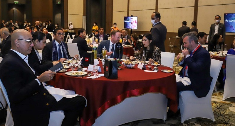 Angela Tanoesoedibjo Makan Siang Bersama Delegasi ATF 2023 sambil Kenalkan Destinasi dan Kuliner Indonesia