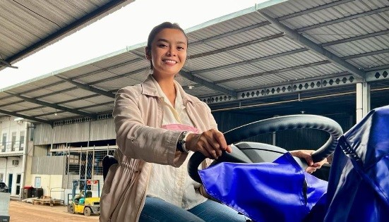 Hindari Banyak Gangguan, saat Masuk Bus Aprilia D Lestri Selalu Baca Bismillah dan Doa