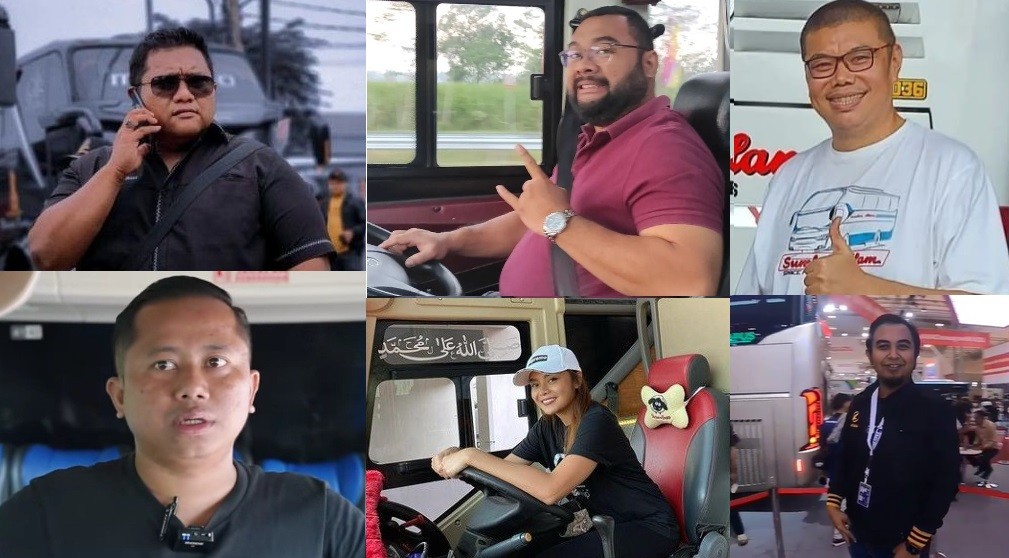 6 Bos PO Bus Dikenal Dekat dengan Netizen, Ada yang Punya Ratusan Ribu Followers dan Jutaan Subscriber