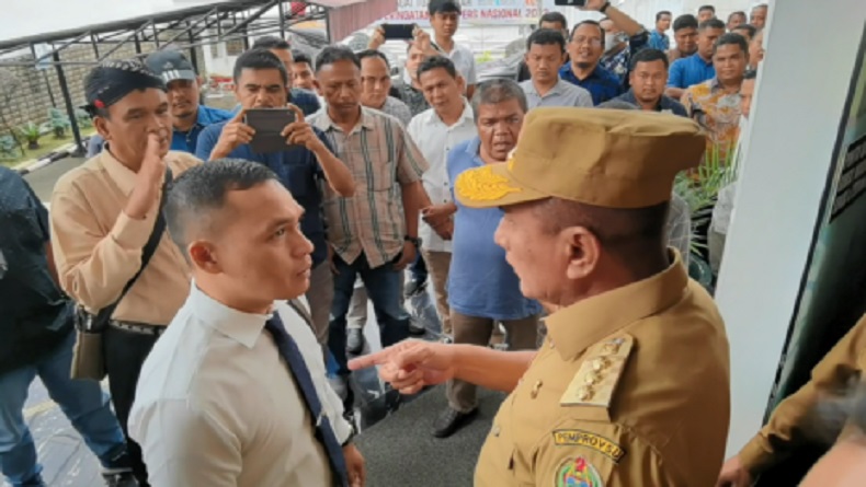Gubsu Edy Rahmayadi Ngamuk Usir Pendukung Bupati Nonaktif Palas, Ini Pemicunya