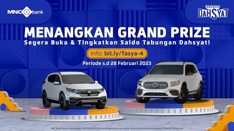 Bisa Dapat Mobil Mewah dari Tabungan Dahsyat MNC Bank, Berikut Caranya 