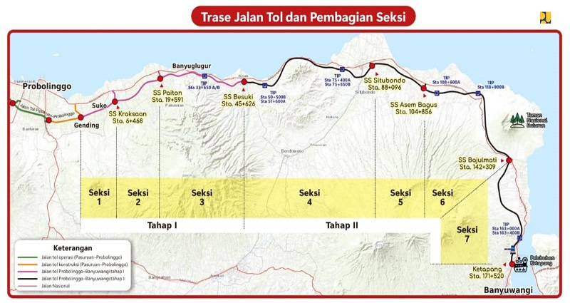 Tol Probolinggo Bakal Tembus Banyuwangi setelah 2024, Ini Progresnya   