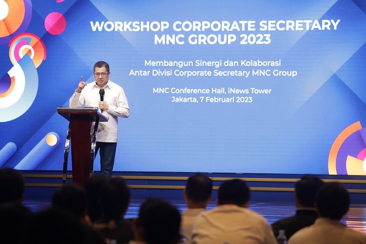 Pesan Hary Tanoe di Workshop Corporate Secretary MNC Group: Perluas Networking