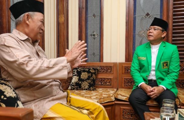 Sowan ke Pimpinan Ponpes Sukahideng, Mardiono Diyakini Bisa Kembali Jayakan PPP