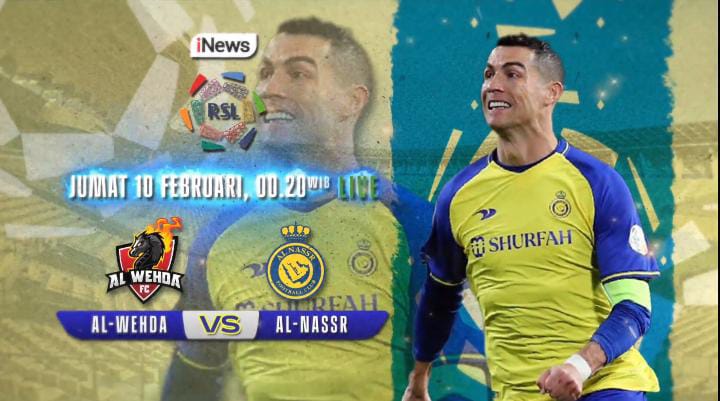 Cristiano Ronaldo Beraksi! Al-Nassr Vs Al-Wehda Saudi Pro League, Live iNews Jumat Dini Hari