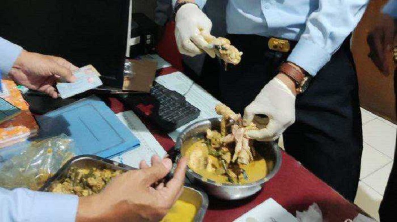 Lapas Malang Gagalkan Penyelundupan Sabu dalam Sayur Lodeh Ayam 